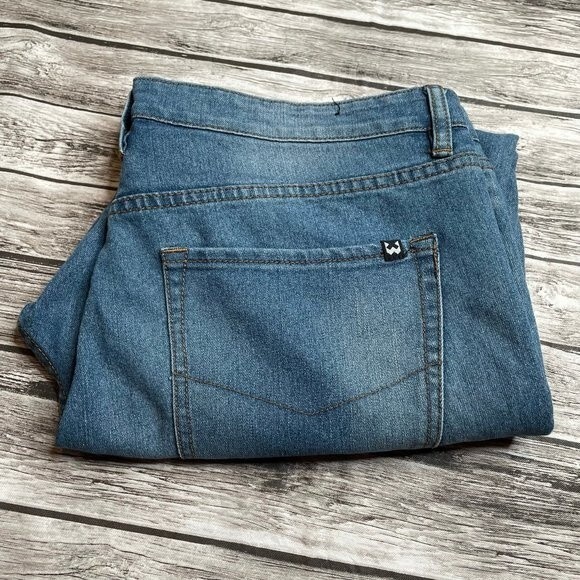 Westy MFG. CO. Nomad Slim Fit Jeans 36 x 25 Inseam Cropped Capri Stretch Hemmed - Picture 6 of 13